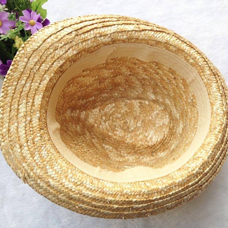 Korean Straw Top Hat, Papyrus Rainbow Top Hat, Men'S And Women'S Summer Straw Hat, Jazz Hat In Stock