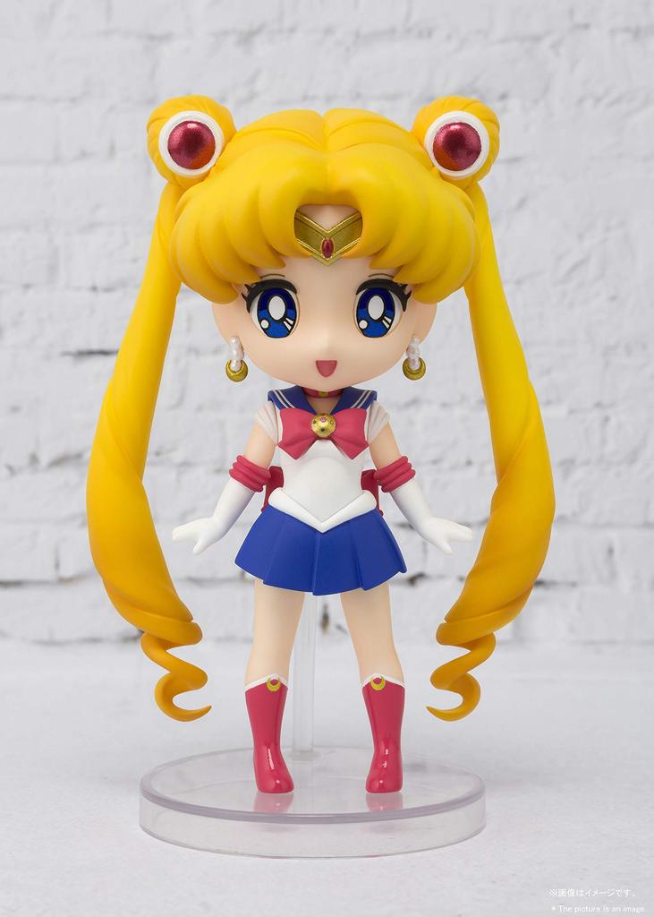 TAMASHII NATIONS Figuarts mini Pretty Guardian Sailor Moon Sailor Moon (Videresalgsutgave) Omtrent 90 mm PVC & ABS Malt Bevegelig Figur