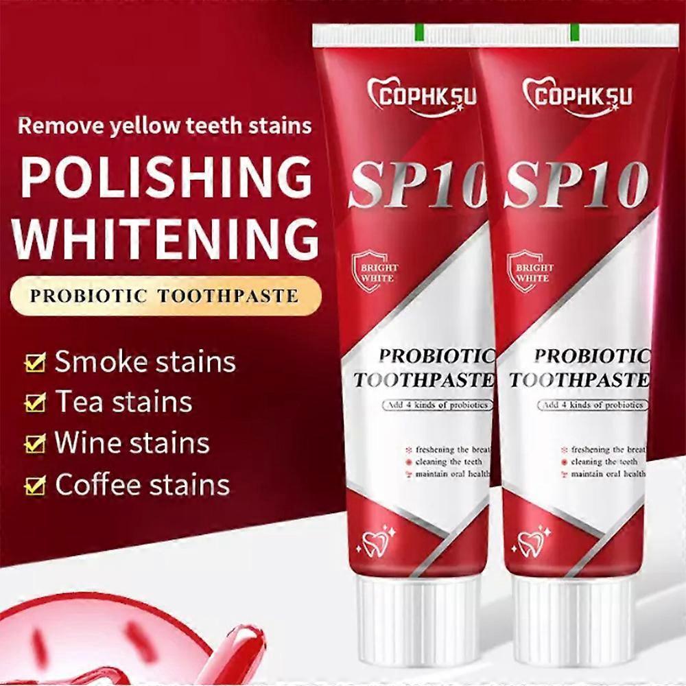Cophksu Sp10 Probiotic Toothpaste,Sp10 Ultra Whitening Toothpaste,Pasta Dental