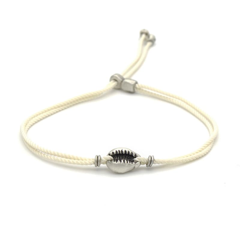 ODDCOLLET Shell string bracelet (ivory)