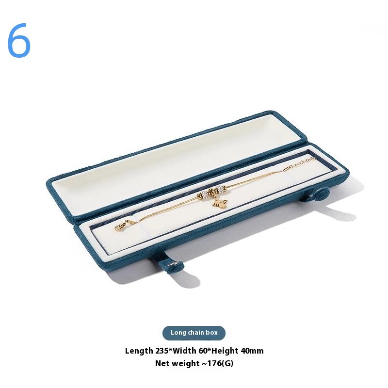 Velvet Ring Box Classical Earring Necklace Bangle/Bracelet Case Jewelry Gift Box For Wedding Jewelry Display Storage Box