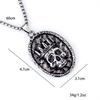 Necklace Retro Skull Male Hip Hop Punk Rock Pendant