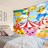 Happy Plim Friends Tapestry, Unique Design Tapestry, Wall Decor for Bedroom,Livingroom, Playroom,Heartwarming Fan Holiday Gifts