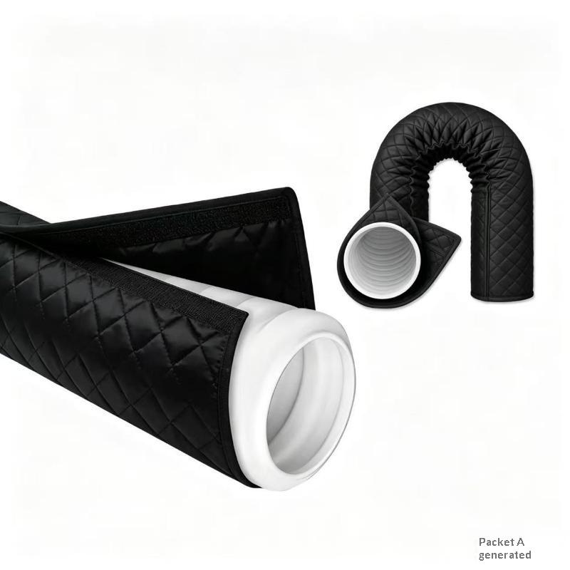 Adjustable Straps Air Conditioner Hose Cover Heat Insulation With 2 Buckle Straps Portable Ac Hose Protective Sleeves