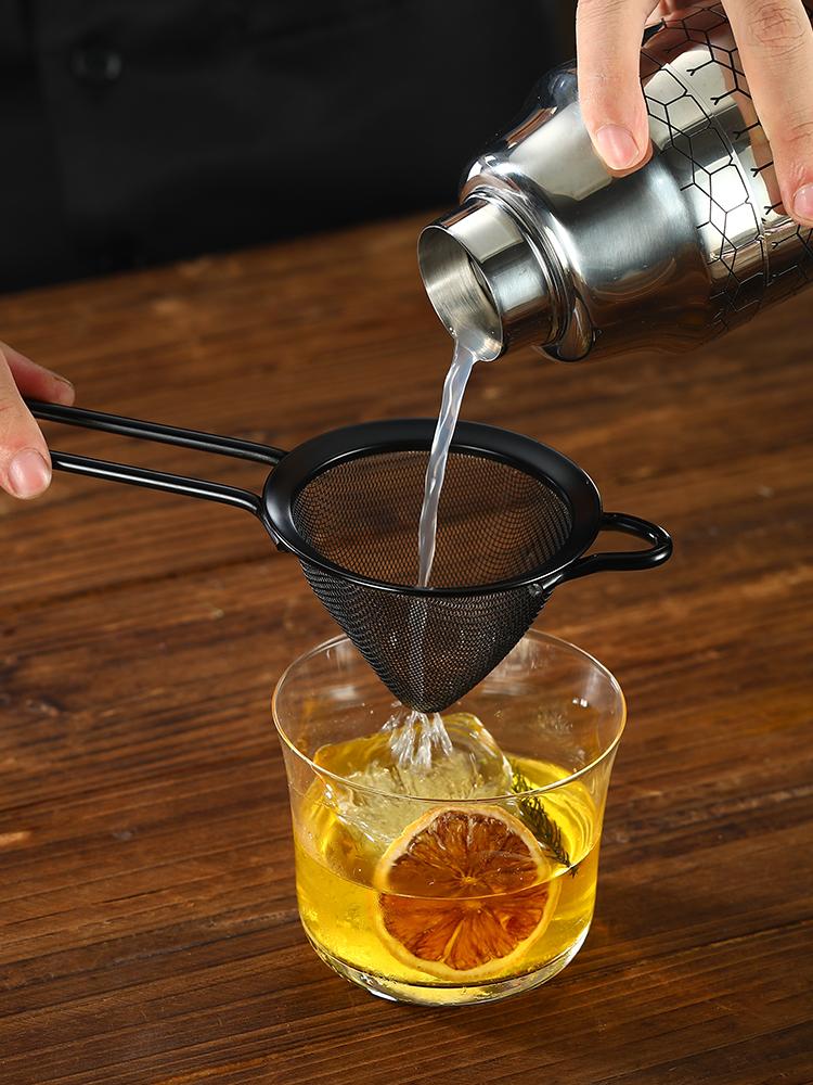 Fine Mesh Cocktail Strainer, Conical Mesh Strainer ,Stainless