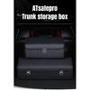 Car Trunk Organizer Organizers And Storage Suv Faux Leather Foldable Trunk Multi-Compartment Adjustable Auto Grocery Storage Box