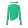 Women's Slim Fit Round Neck Knit Top
