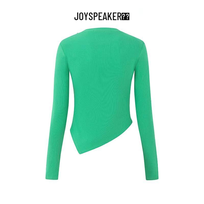 Women's Slim Fit Round Neck Knit Top