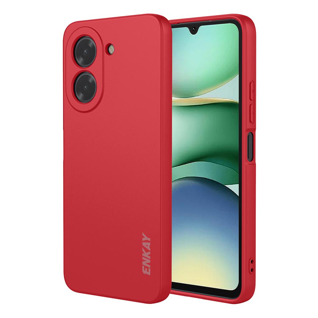 For Xiaomi Redmi A5 4G (171.7*77.8*8.3mm) Silicone Case ENKAY HAT PRINCE Straight Edge Cell Phone Back Cover