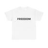 Freedom Charlie Kirk T Shirt Mens Womens Tees Top USA Unisex Heavy Cotton Tee ALL SIZES