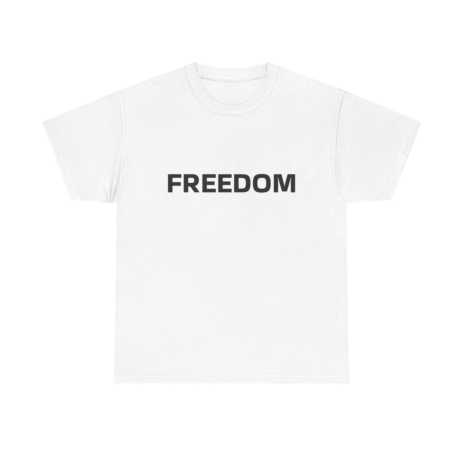 

Freedom Charlie Kirk T Shirt Mens Womens Tees Top USA Unisex Heavy Cotton Tee ALL SIZES XL