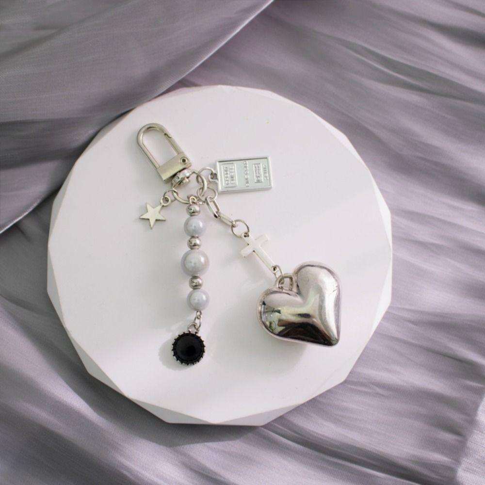 

Bear Beaded KeyChain Love Keychain Pendant DIY Keychain Y2k Earphone Case Pendant Phone Hanging love