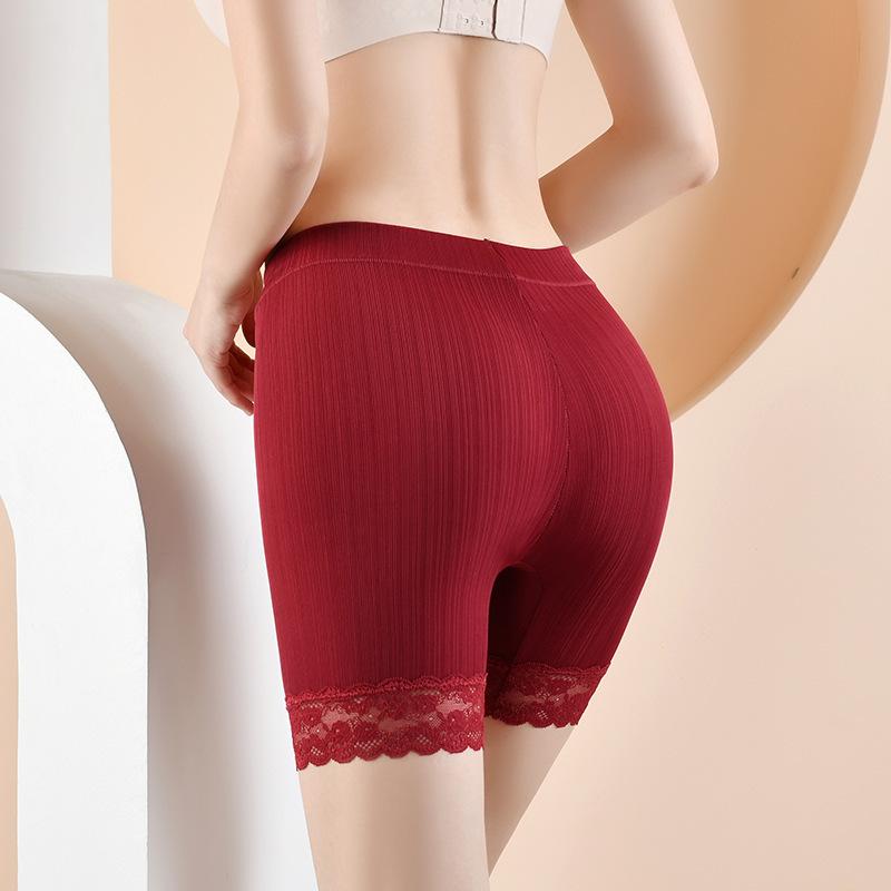 Plus Size Women Spring and Summer Belly Lift Hip Breathable Anti Loose Cotton Crotch No Trace Leggings