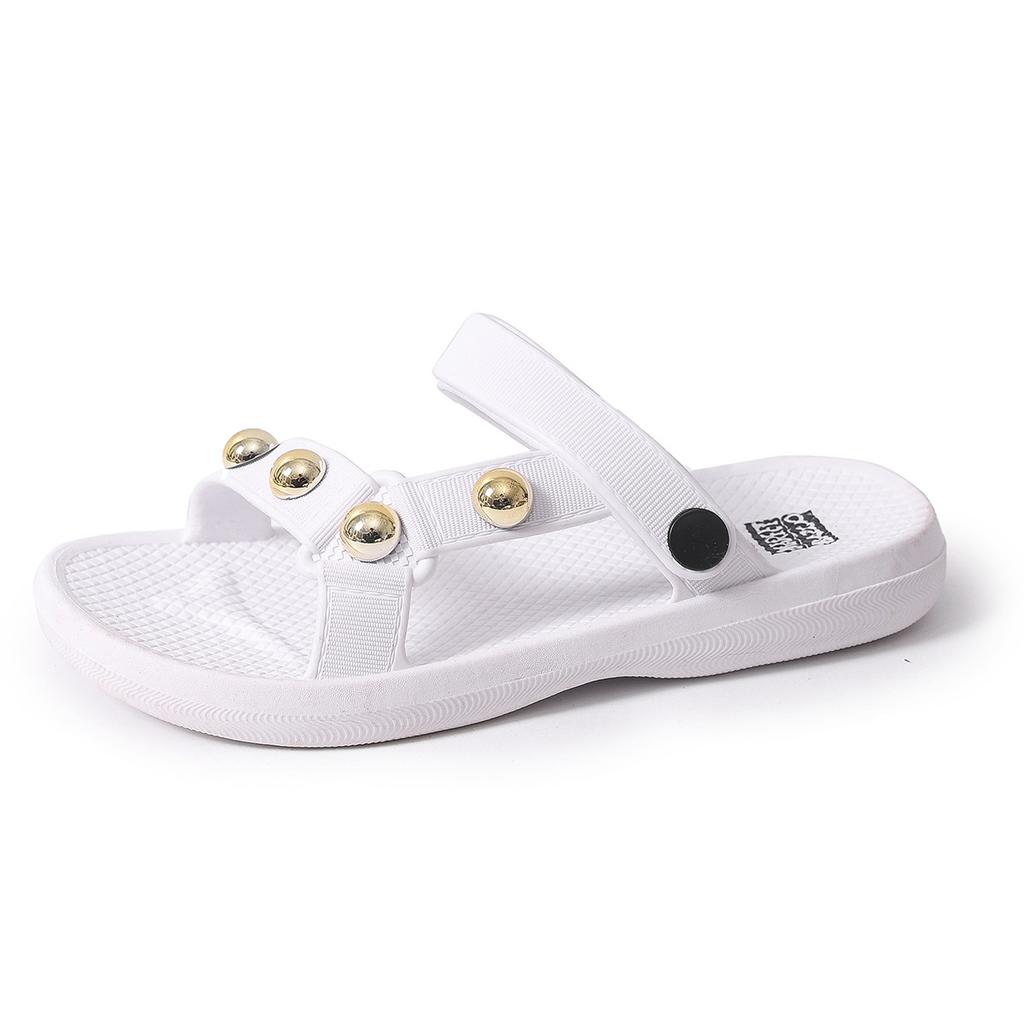 New Style Women's Shoes - Thick-soled High-heeled Flip-flops, Anti-slip Beach Shoes