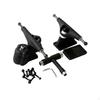 Kit de Montagem de Ponte Estilo Surf para Skate Preto Fosco