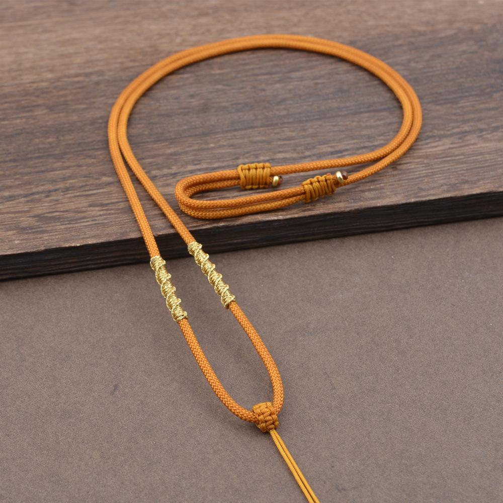 

Нефрит Янтарь Пиксю Подвеска-ожерелье ручной работы для мужчин и женщин