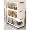 50/60/70/80CM Foldable Sundries Cabinet Dustproof Storage Wardrobe Home Organization Solution
