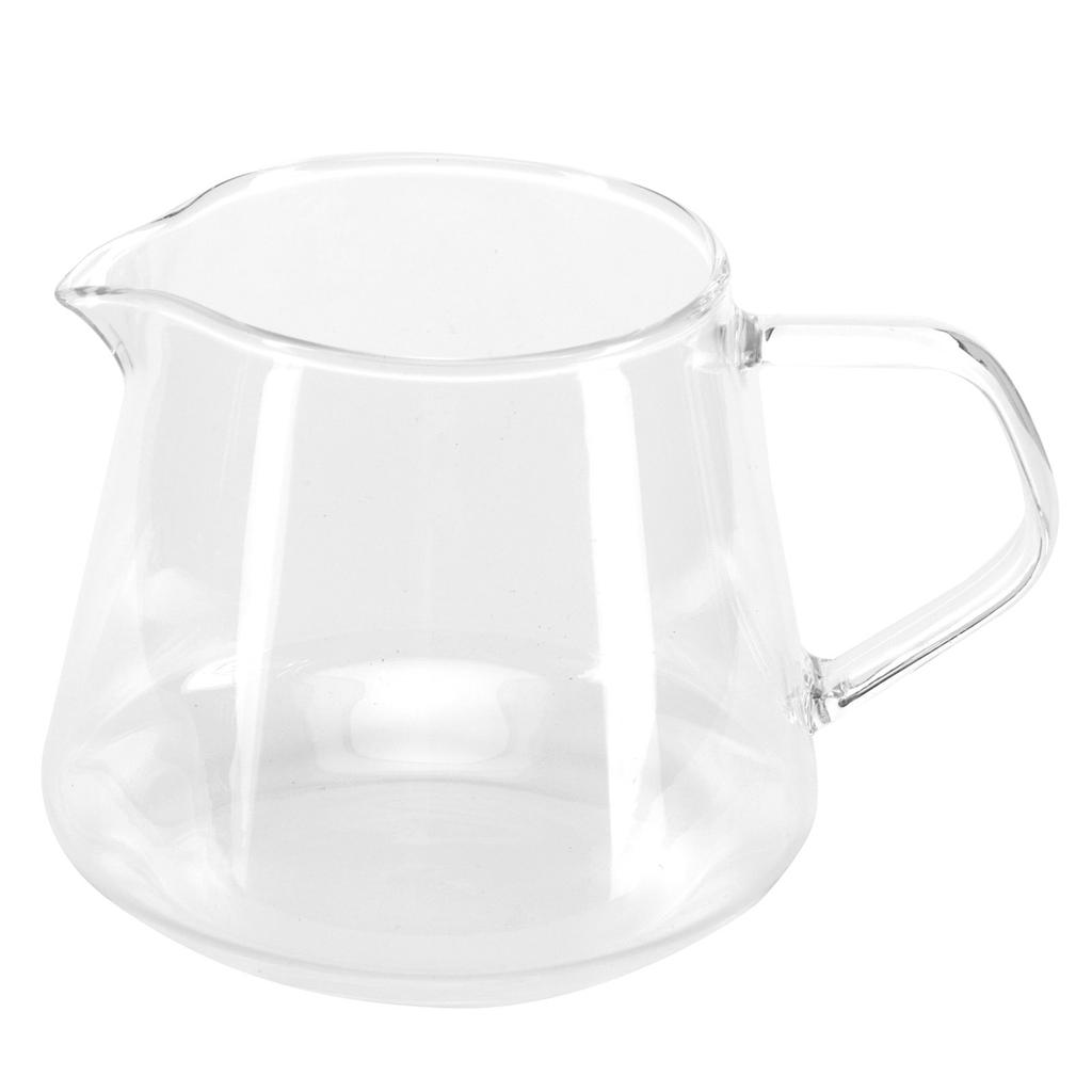Transparente Tasse Hochborosilikatglas Kaffee Sharing Tasse Verbrühschutz zum Teetrinken(400ml )