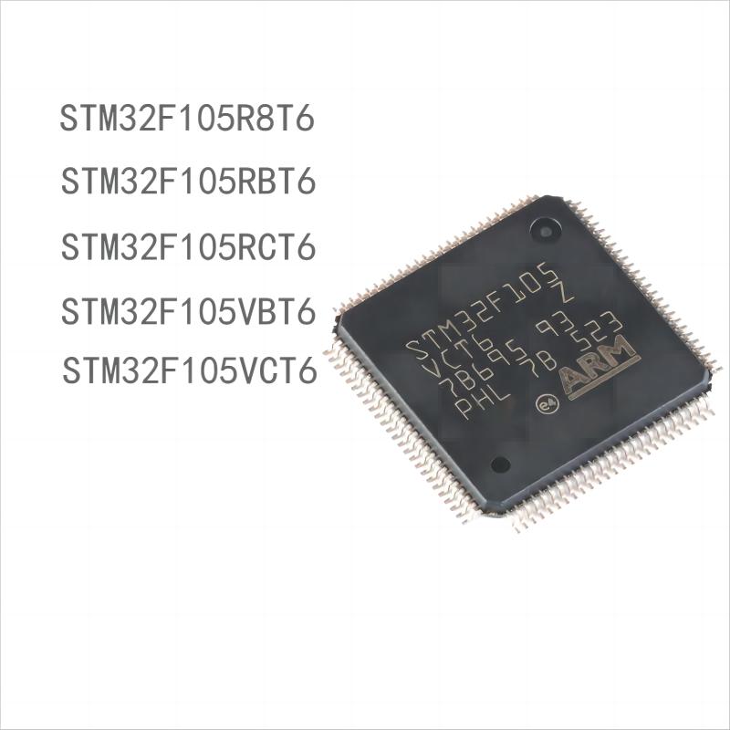 

100PCS brand new STM32F105seriesR8T6 RBT6 RCT6 VBT6 VCT6 STM32F105VBT6(15PCS)