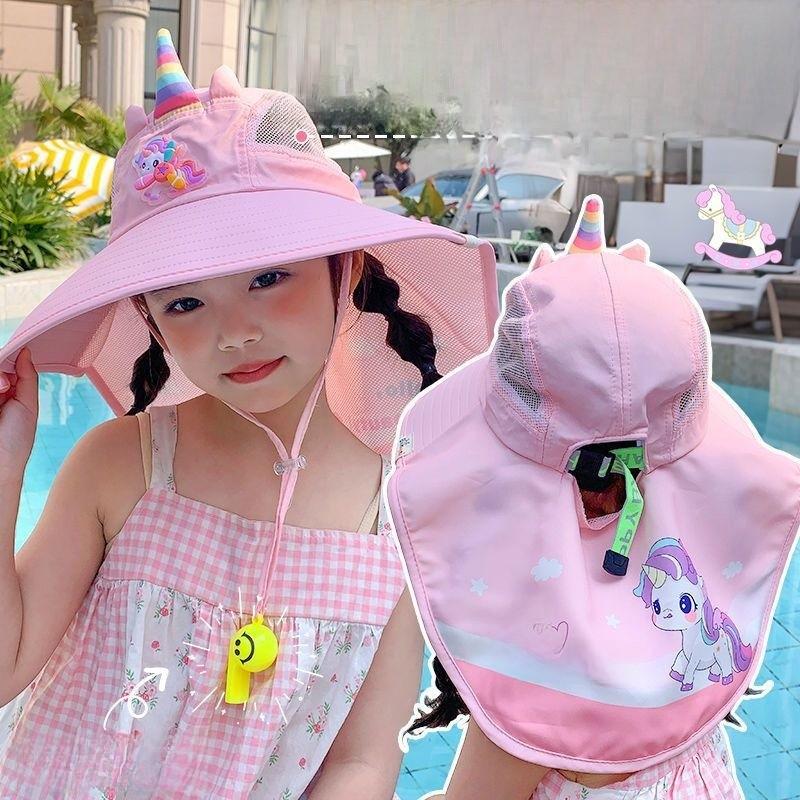 My Little Pony Childrens Sun Hat With Wide Brim And Sun Protection For Girls And Babies