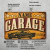 Plaque Métallique Personnalisée Rétro Garage Man Cave Bureau Décoration Murale