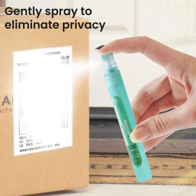 1Pcs 10ML Privacy Cover Spray Thermal Paper Eraser Pen Documents Labels Packages Shipping Addresses Privacy Information Coverage Fluid