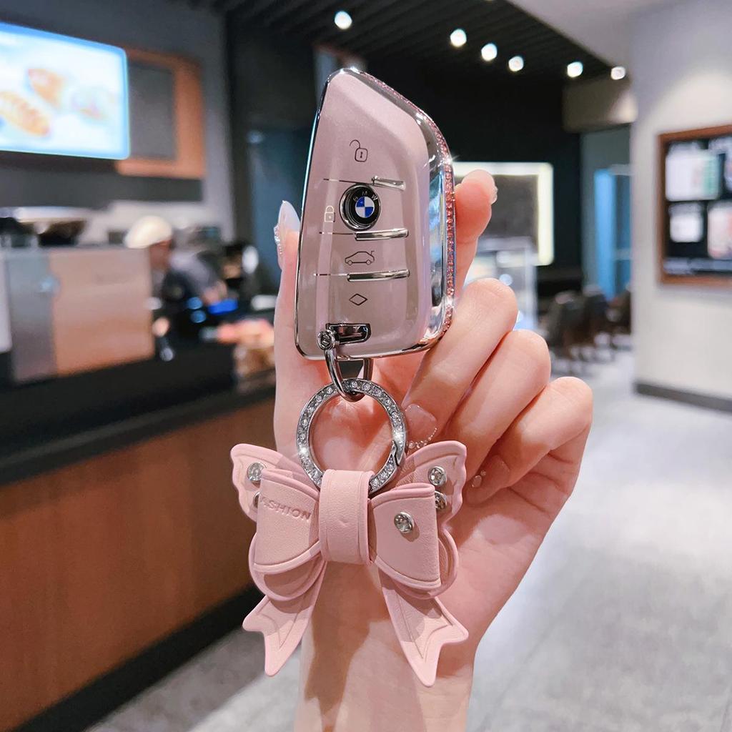 Protective Key Covers for BMW 7 Series, New 5 Series 530/X5/X7, and X6/i5 Minimalist iX.