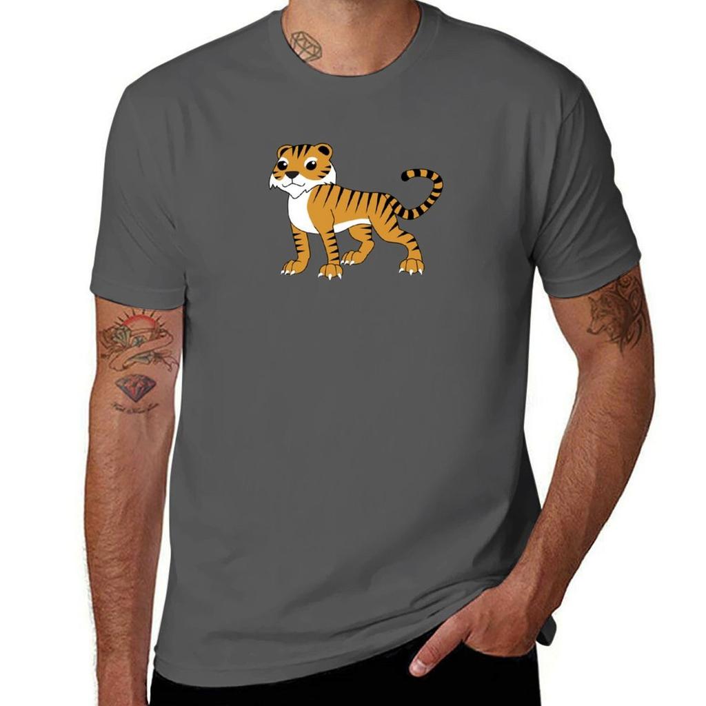 Tiger TShirt Casual Everyday Short Sleeve TShirt