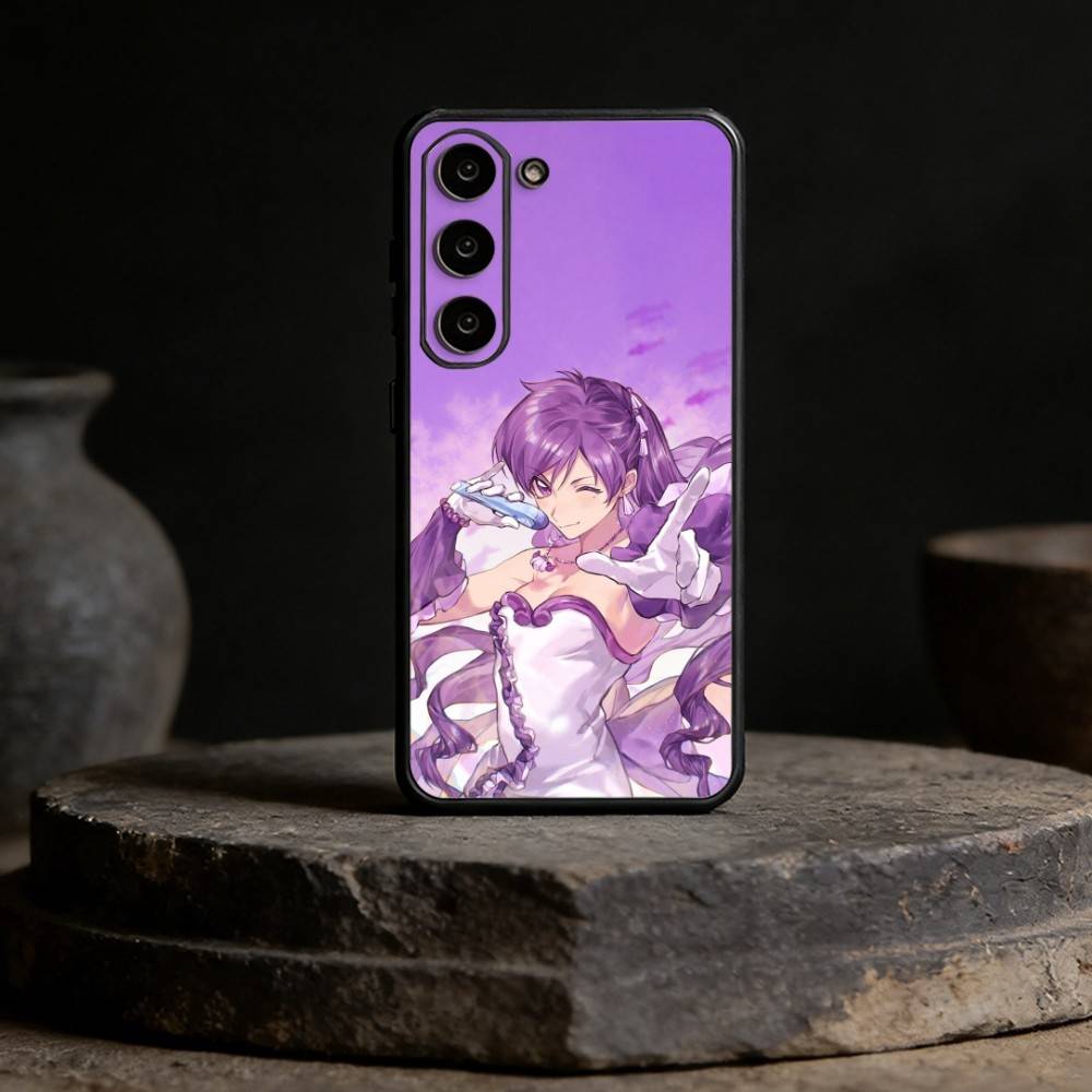 Mermaid Melody Pichi Pitch Handyhülle Für Samsung Galaxy A91,80,73,72 ,71,53,52,32 ,31,22,21s,20,Weiche Schwarze Hülle