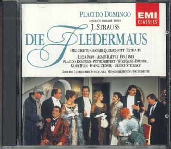 

CD DOMINGO - J.strauss II: The Bat 724382607823 EMI RECORDS Japan Classical Used