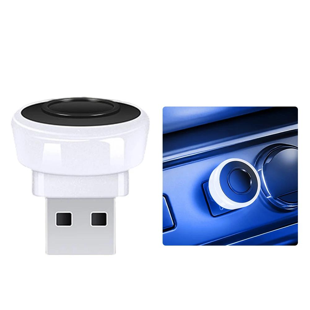 

1Pc USB Mini Ambient Light LED Car Interior Atmosphere Lamp Plug and Play RGB Colorful Decoration Lamps Car Accessories