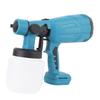 Cordless Paint Sprayer 200W Battery Powered Electric Paint Spray Gun With 800ML Container and 4