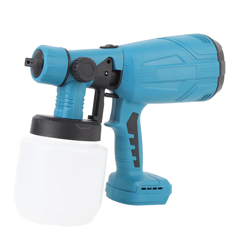 Cordless Paint Sprayer 200W Battery Powered Electric Paint Spray Gun With 800ML Container and 4