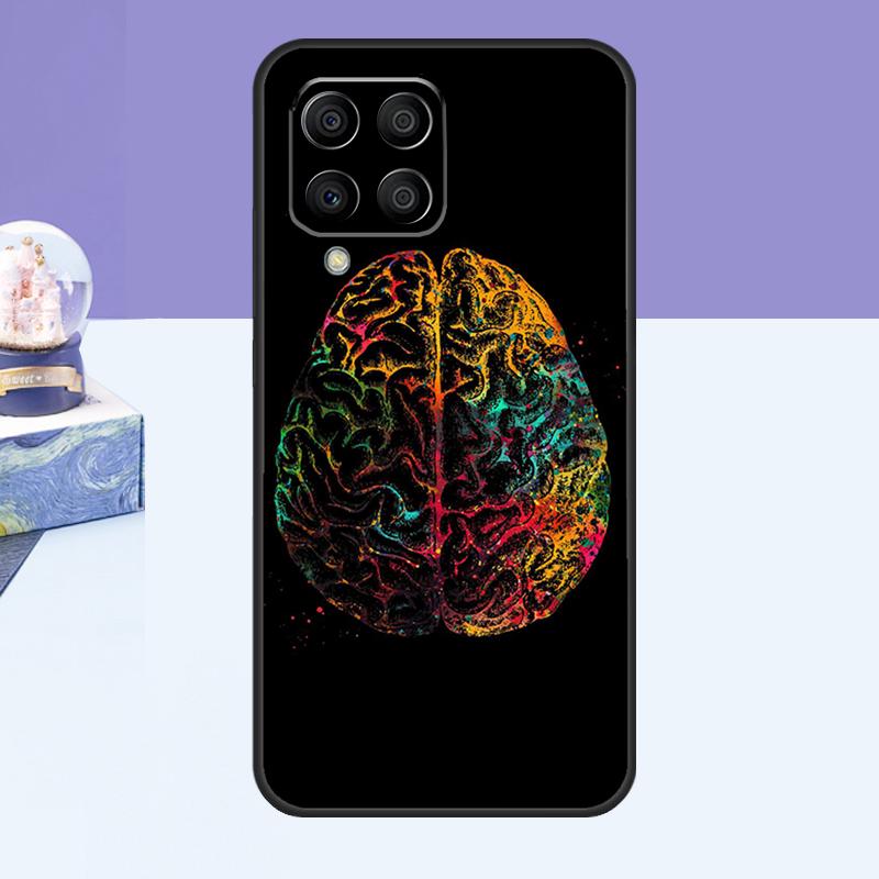 Human Heart Brain Lungs Case For Samsung Galaxy M52 M32 M12 M21 M15 M55 M56 M36 M16 M06 M13 M33 M53 M14 M34 M54 M31