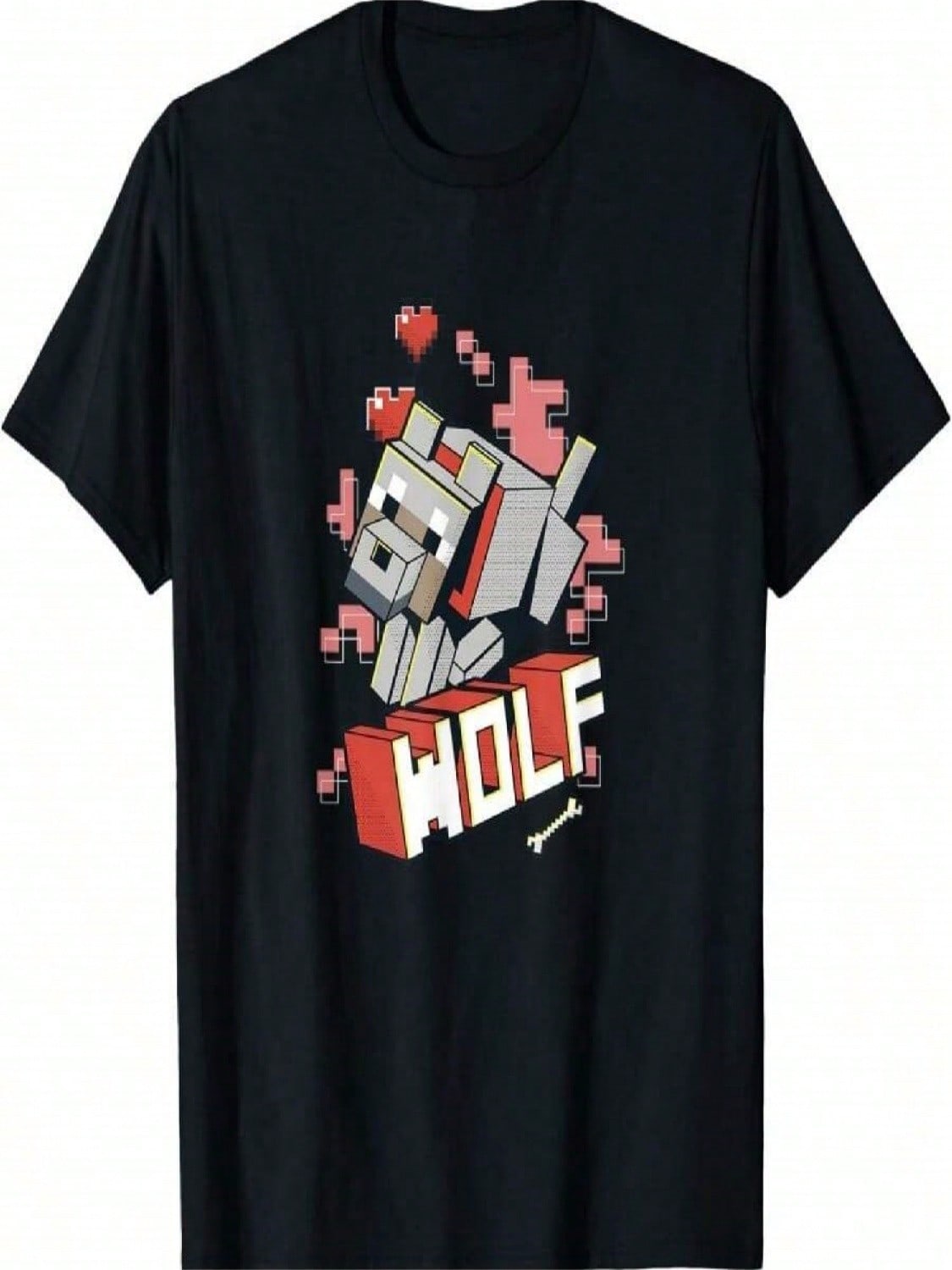 Футболка Minecrafts Wolf Hero Love S разноцветный
