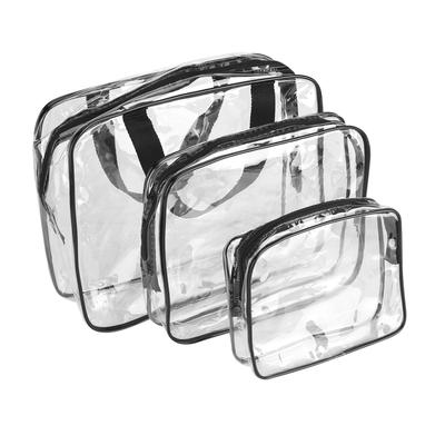 Geantă de mână transparentă Impermeabilă Geantă de depozitare pentru călătorie Organizator cosmetic pentru articole de toaletă