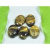 12X16MM Natural Tiger Eye Oval Cabochon Loose Gemstone 5Pcs Lot 47Cts. A-519