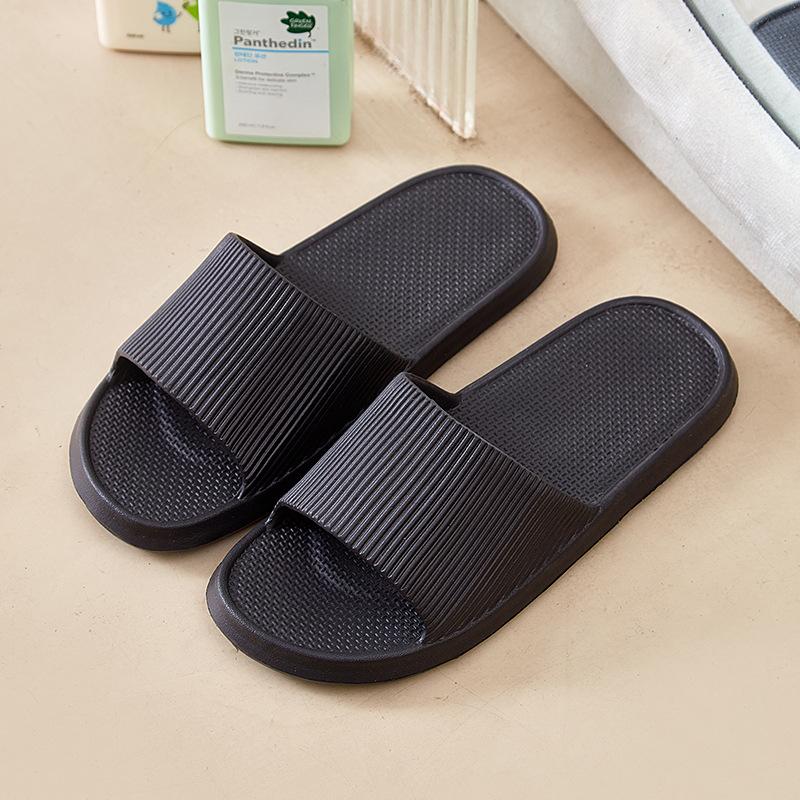 slippers men's summer indoor home home thick-bottomed bathroom bath non-slip couple cool slippers