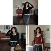 Fashion Long Sleeve T Shirt With Color Block Design For Casual Wear