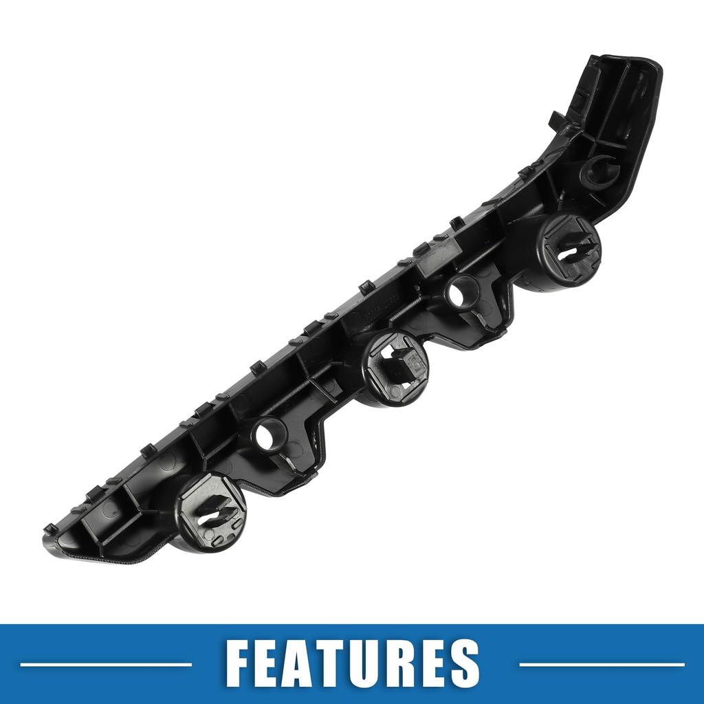 ABSOPRO Front Bumper Brackets for Nissan Sentra Black 1 Pair (Part Number 622243YU1A) (2016-2019), Plastic,