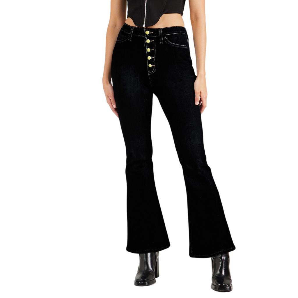 Women's Jeans Casual Solid Color Casual Pants Versatile Slim Fit  Jeans