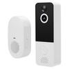 Sonnette vidéo Wi-Fi 1080p, vision nocturne PIR, télécommande avec application, sonnette Ding Dong, pour villa, maison, bureau