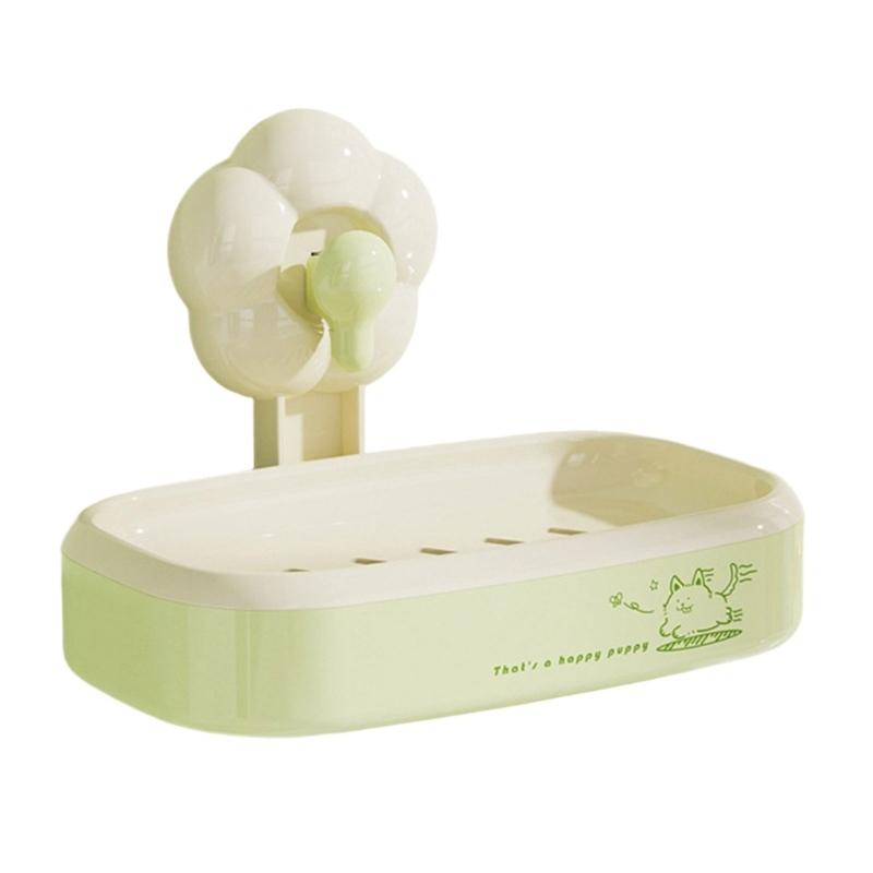 

Elegant Bathroom Soap Storage Shelf Without Drilling for Effortlessly Setups Crafted from ABS Materials for All Homes