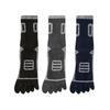 High Elasticity 5 Finger Socks Cotton+Polyester Ankle Crew Socks Toe Sport Short Socks  Travel