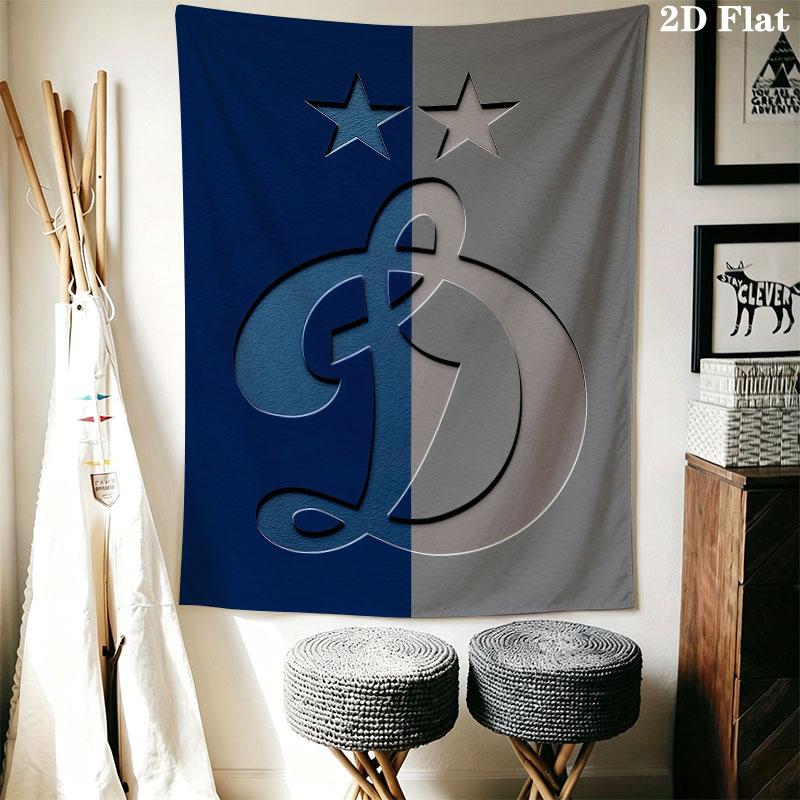 Dynamo Moscow Spirit Wall Hanging Printed Fabric Blanket Decorative Tapestries for Bedroom Living Room Home Decor