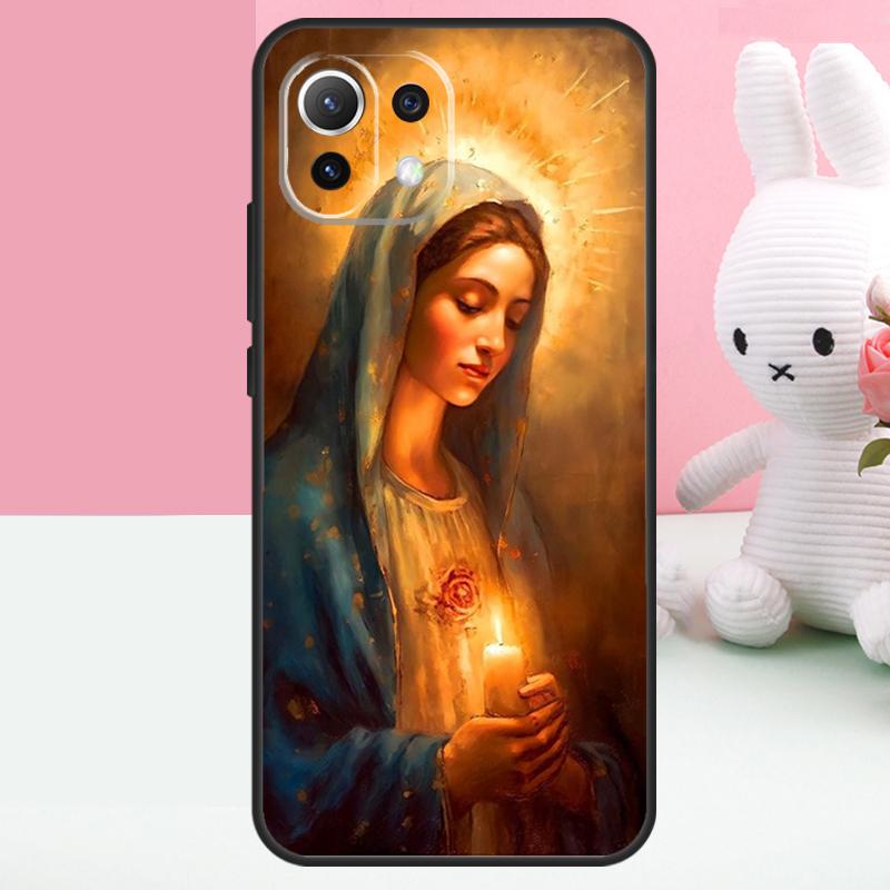 Virgin De Guadalupe Virgen Mary Case For Xiaomi 15T 13T 14T 17 Pro Max 15 14 Ultra POCO X7 Pro X5 X6 F5 F6 F7 F8 Ultra Funda