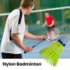 10Pcs Nylon Badminton Estável Durável Nylon Pena Petecas Jovens Jogadores Indoor Outdoor Badminton Treinamento