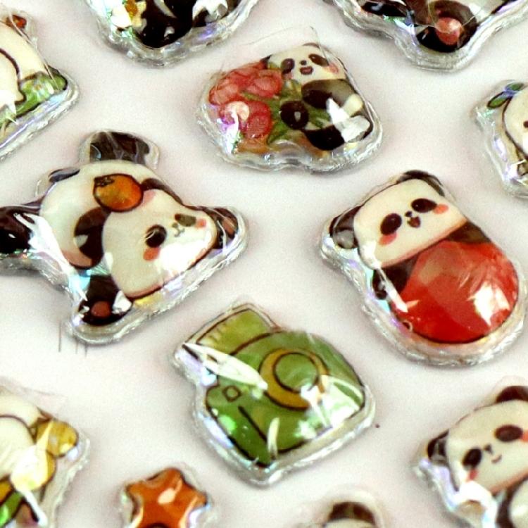 Reusing Tiny Sticker for Phone Case Notebook Handcraft Cute Puffier Sticker for Kids, 3D Design Sticker for Boys Girls