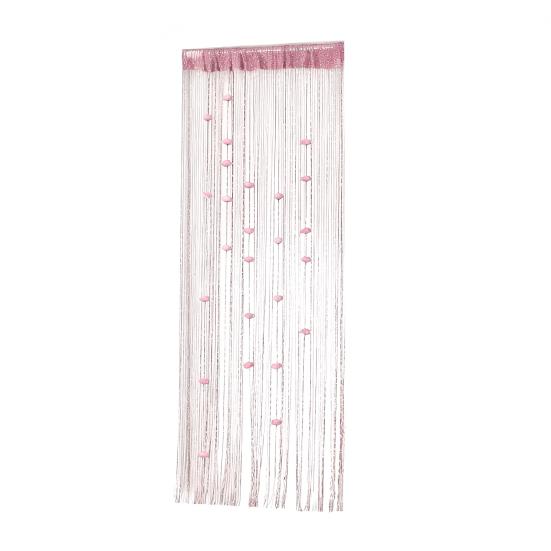 Door String Curtain Wall Panel Fringe Tassel Room Divider Blind Tassel Screen with Roses