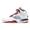 Air Jordan 5 Retro Quai 54 2021 Men Sneakers White University-Red Black DJ7903-106